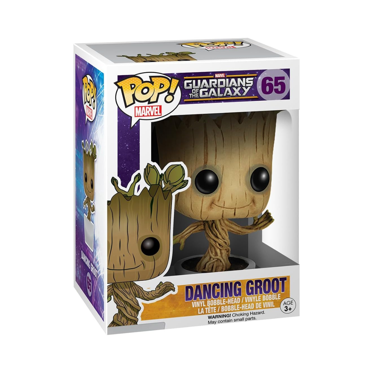 Funko Pop! Marvel Guardians of the Galaxy Dancing Groot Collectible Vinyl Figure, Movies Fan Display Model, 3+