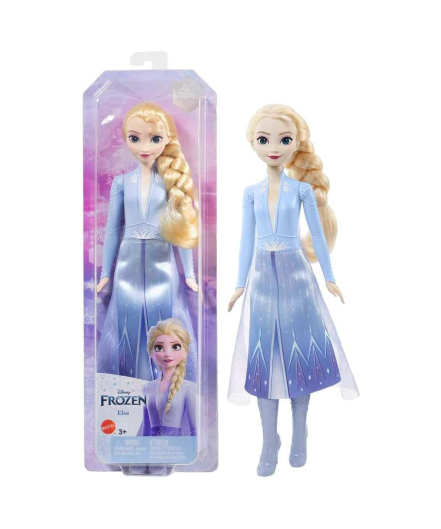 Disney Frozen 2 Elsa Fashion Doll, Posable Princess Toy with Outfit, Cape and Boots, Movie Inspired Doll for Kids Age 3+