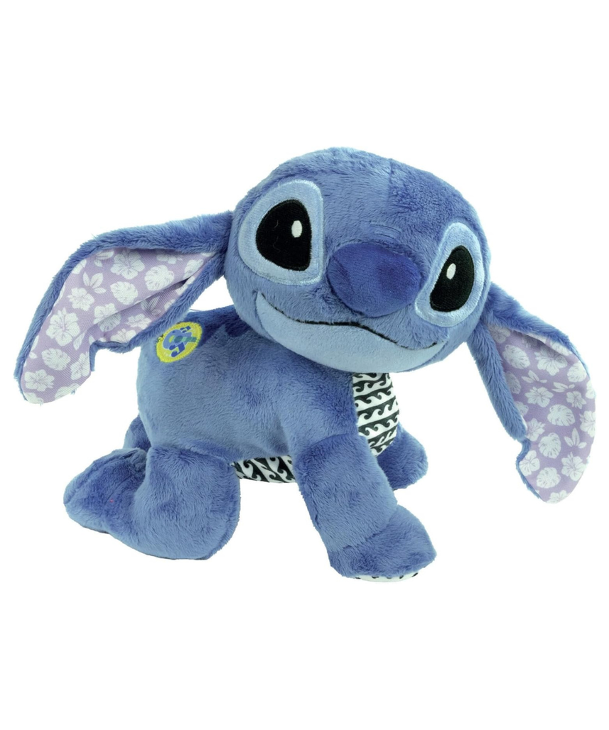 Disney Clementoni Baby Stitch Crawl with Me, Plush Toy, With Sounds, Learning Toys for Babies & Toddlers, Gift