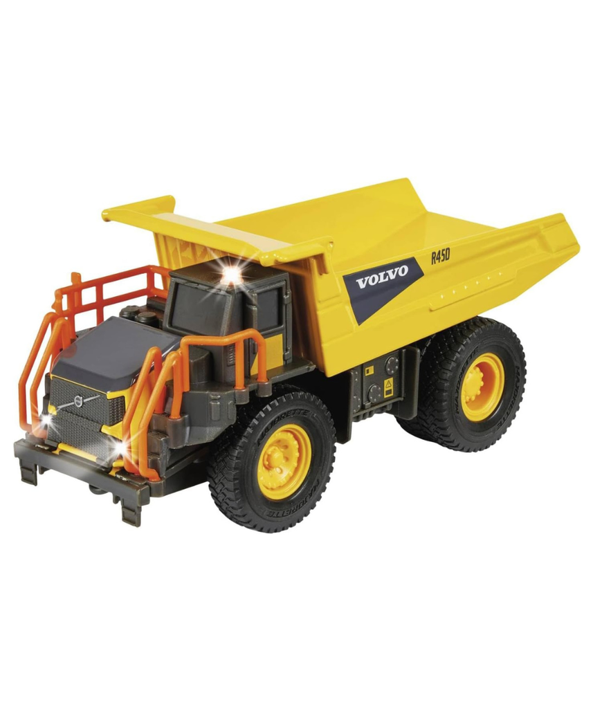 Majorette 213723000 Police Grand Series ConstructionVolvo Hauler Rigid R45D Die-Cast, One Size