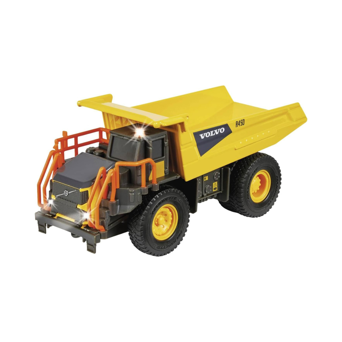 Majorette 213723000 Police Grand Series ConstructionVolvo Hauler Rigid R45D Die-Cast, One Size