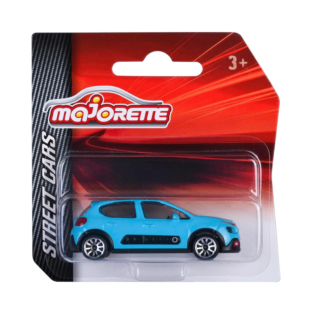 Majorette Street Cars 1 of 18 Random Die-Cast Toy Car – 7.5 cm, Freewheel & Suspension, Multicoloured, for Kids 3+