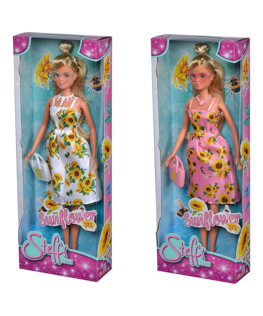 Simba Steffi Love Sunflower Fashion Doll 29 cm with Sunglasses Handbag and Accessories Random Assortment for Kids Ages 3 and Up