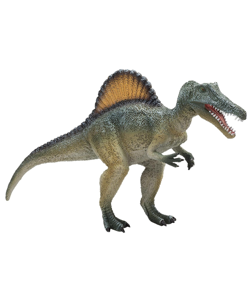 MOJO Spinosaurus Figurine, Hand-Painted Realistic Dinosaur Toy, Collectible Educational Model, Prehistoric Animal Diorama, Ages 3+