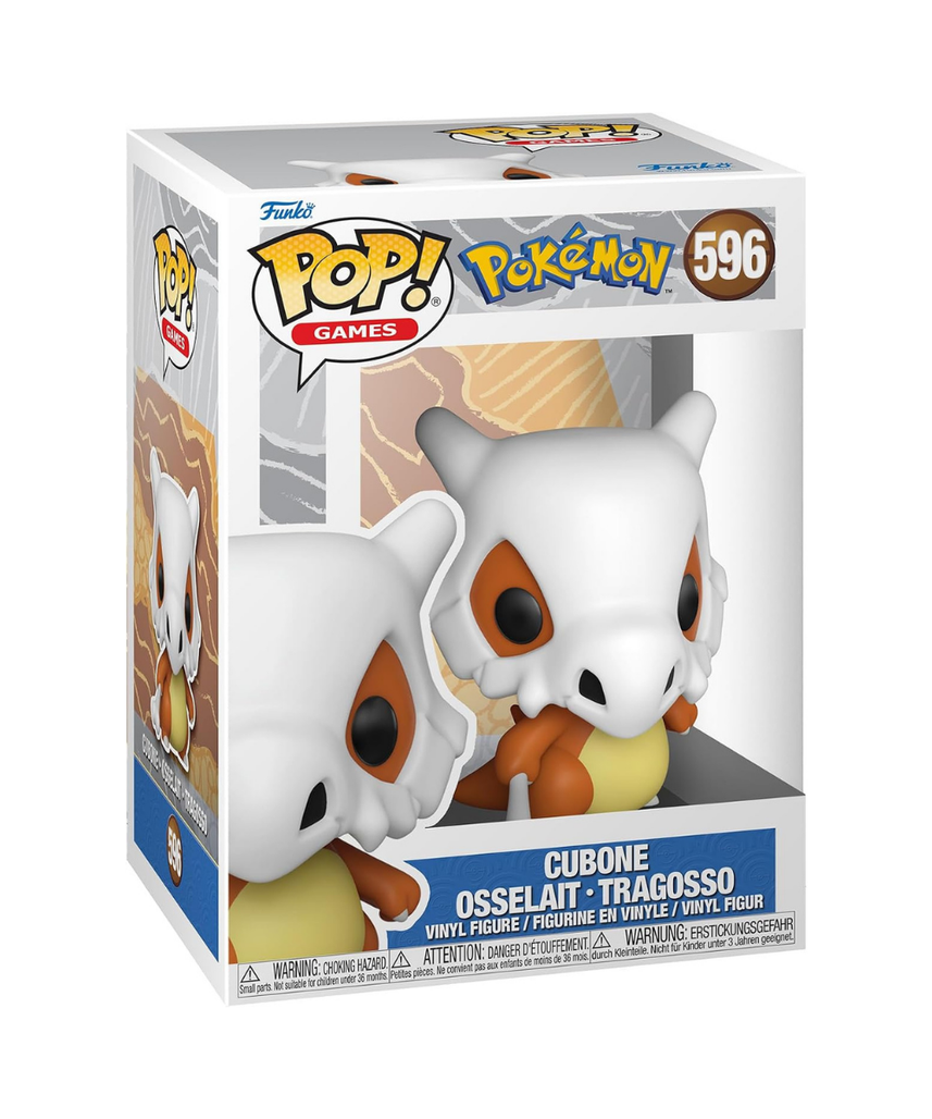 Funko Pop! Games: Pokemon - Cubone - Collectable Vinyl Figure - Gift Idea - Official Merchandise - Toys for Kids & Adults - Video Games Fans - Model Figure for Collectors and Display