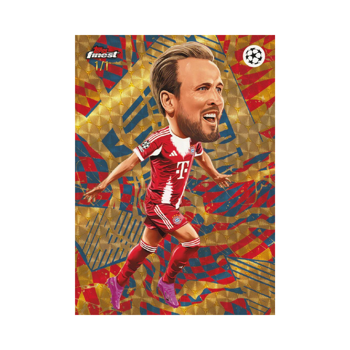 Topps Finest UEFA Club Competitions 2025/26 Soccer Hobby Box, 6 Packs with 10 Cards per Pack, Average 2 Autograph Cards per Box, Official UEFA Collectible Trading Cards, 6+ Years