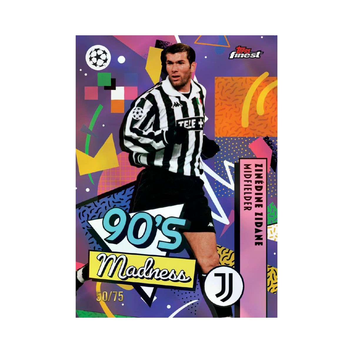 Topps Finest UEFA Club Competitions 2025/26 Soccer Hobby Box, 6 Packs with 10 Cards per Pack, Average 2 Autograph Cards per Box, Official UEFA Collectible Trading Cards, 6+ Years