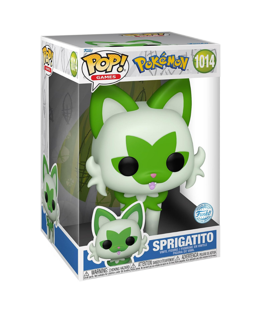 Funko Pop! Jumbo: Pokemon - Sprigatito - Collectable Vinyl Figure - Gift Idea - Official Merchandise - Toys for Kids & Adults - Video Games Fans - Model Figure for Collectors and Display