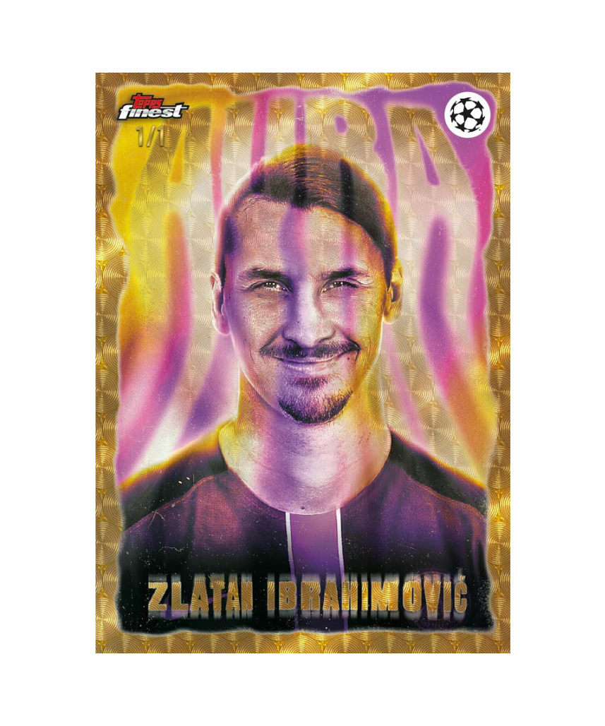 Topps Finest UEFA Club Competitions 2025/26 Soccer Hobby Box, 6 Packs with 10 Cards per Pack, Average 2 Autograph Cards per Box, Official UEFA Collectible Trading Cards, 6+ Years