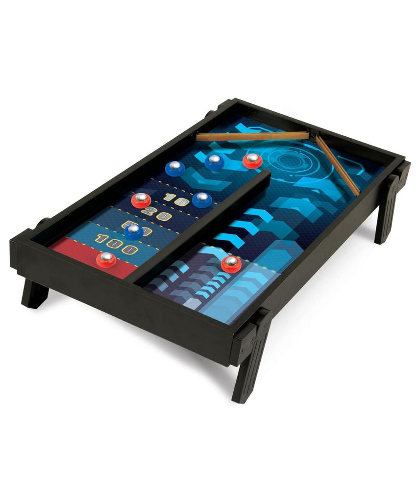 Ambassador 2 in 1 Sling Hockey and Rebound Shuffleboard Game for Kids 6+ Years, 2 Player Tabletop Action Game