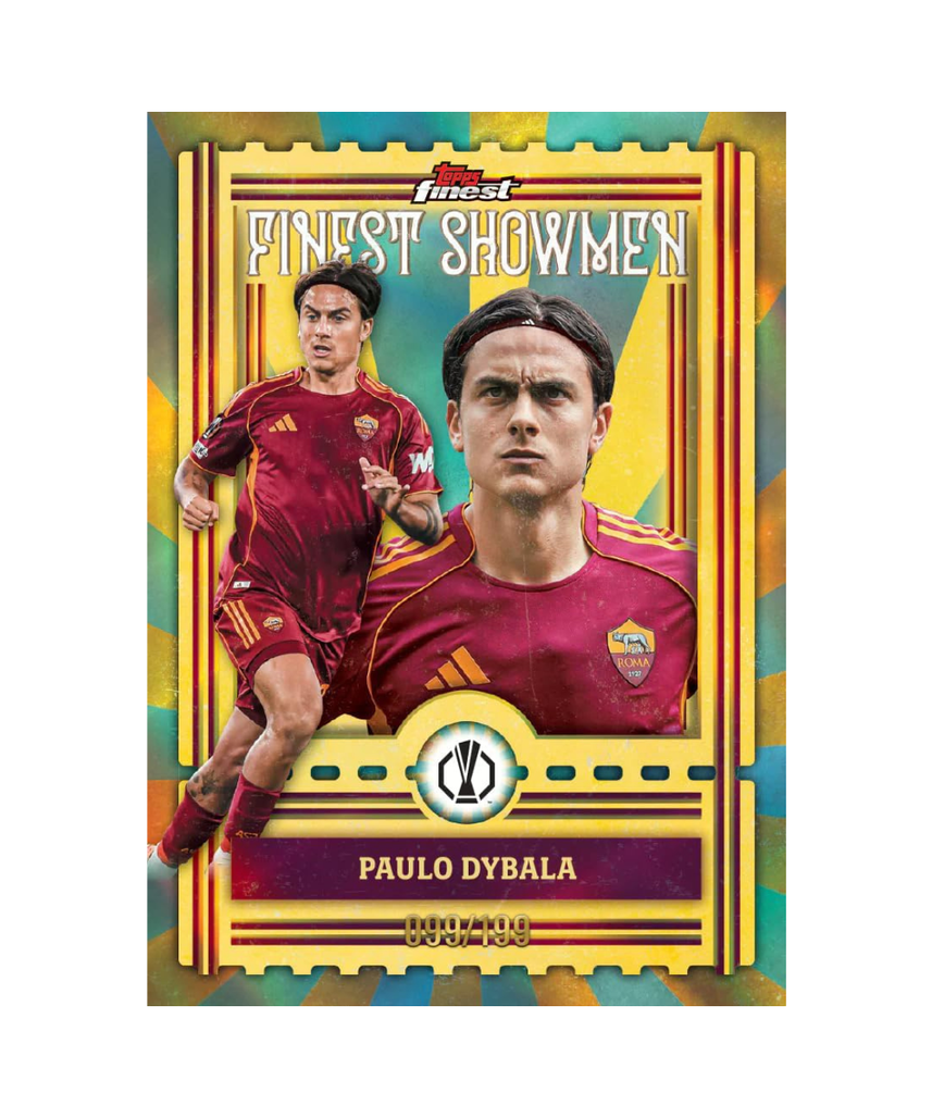 Topps Finest UEFA Club Competitions 2025/26 Soccer Hobby Box, 6 Packs with 10 Cards per Pack, Average 2 Autograph Cards per Box, Official UEFA Collectible Trading Cards, 6+ Years
