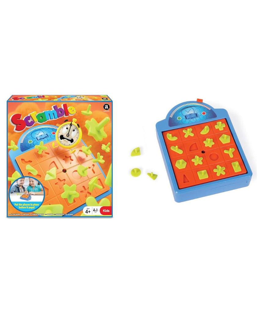 Ambassador MA Scramble Shape Matching Game for Kids 3+ Years, 1 Player Fast Action Learning Toy
