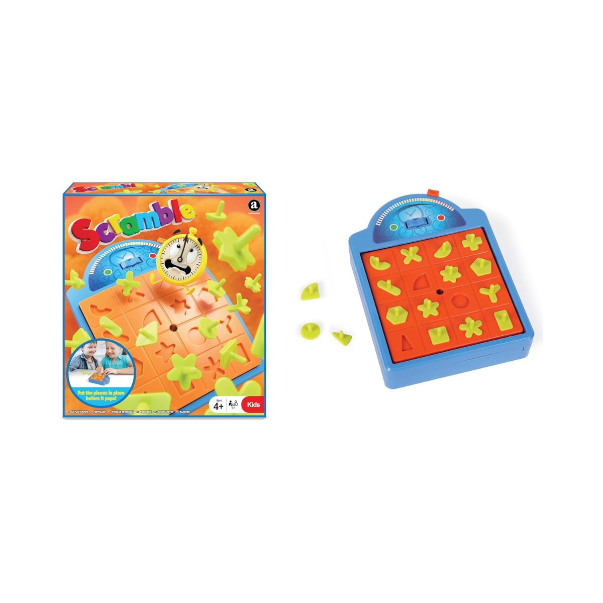 Ambassador MA Scramble Shape Matching Game for Kids 3+ Years, 1 Player Fast Action Learning Toy