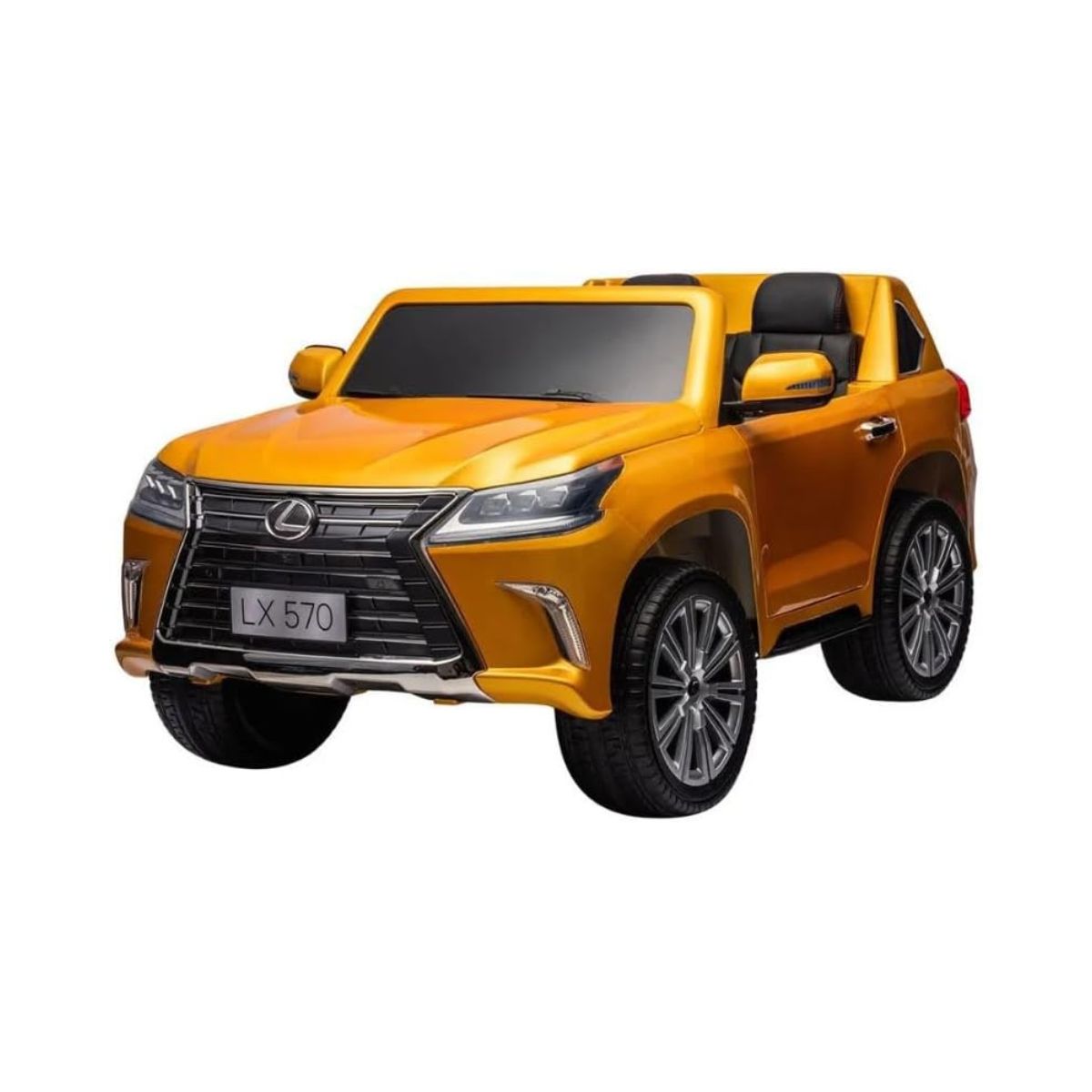 Lovely Baby Lexus LX570 SUV Ride-On Car for Kids, 3+ Years, Remote Control, LED Lights, Music, Openable Doors – Red, Gold, or Blue