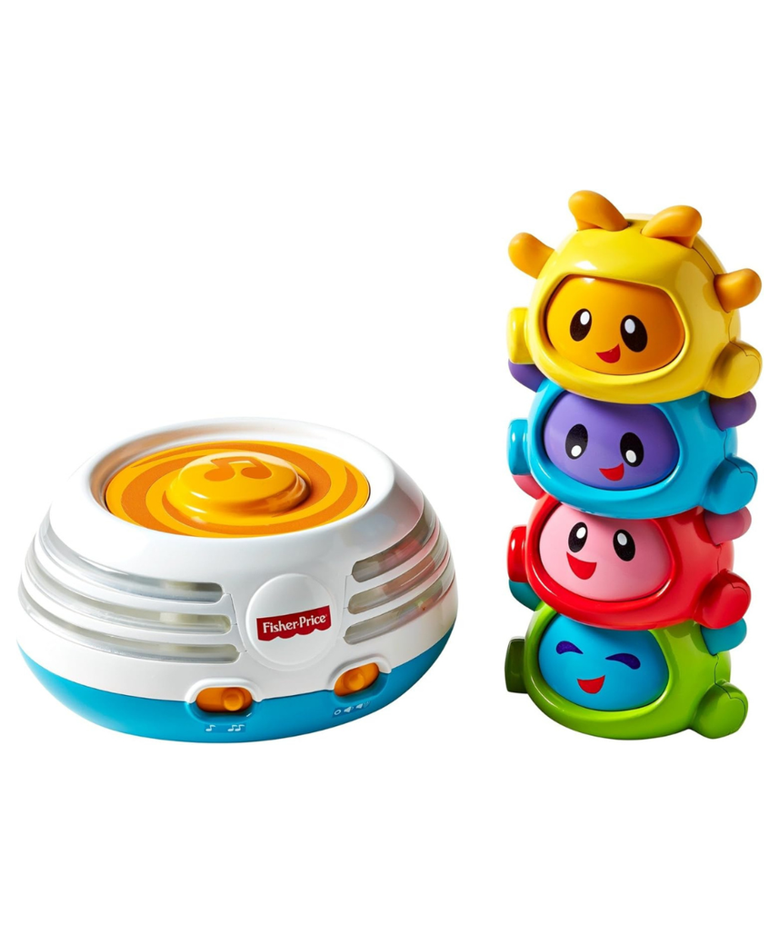 Fisher-Price Bright Beats Build A Beat Stacker Musical Learning Toy for Babies 6+ Months