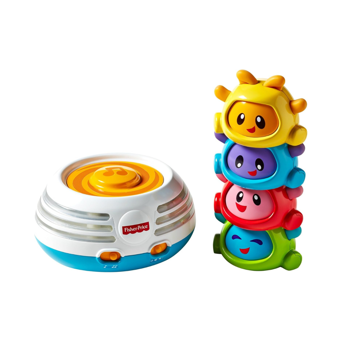 Fisher-Price Bright Beats Build A Beat Stacker Musical Learning Toy for Babies 6+ Months