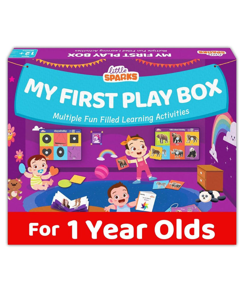 Smartivity 5-in-1 Montessori Play Box for 1+ Years – Educational Activities for Toddlers, Brain-Boosting Toy for Motor, Shape, and Matching Skills