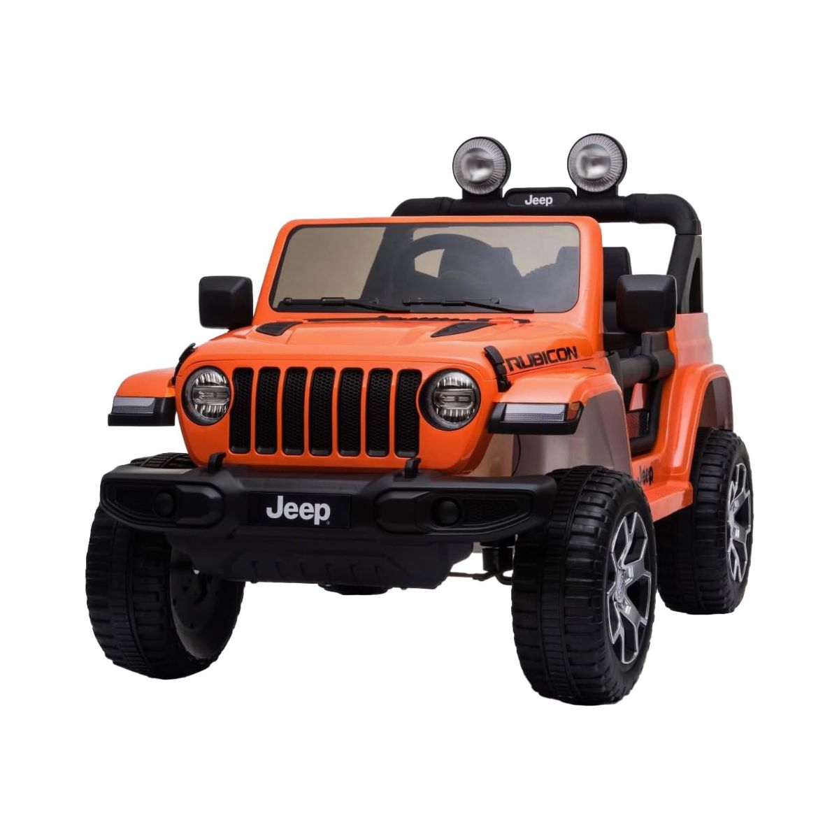 Lovely Baby LB 555EL Jeep Ride-On Car for Kids, 2-6 Years, Electric 4-Motor Off-Road Vehicle, Remote Control, Key Start, LED Lights, MP3/USB Music, EVA Wheels, Leather Seat – Green, Red, Orange, or Pink