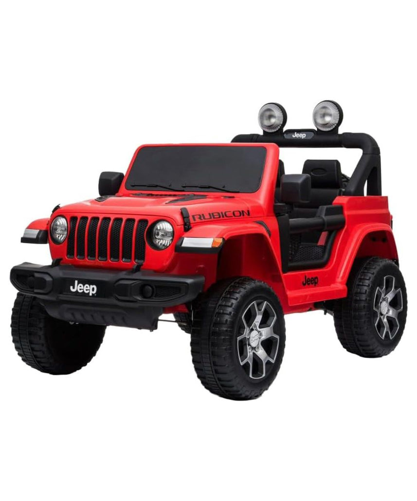 Lovely Baby LB 555EL Jeep Ride-On Car for Kids, 2-6 Years, Electric 4-Motor Off-Road Vehicle, Remote Control, Key Start, LED Lights, MP3/USB Music, EVA Wheels, Leather Seat – Green, Red, Orange, or Pink