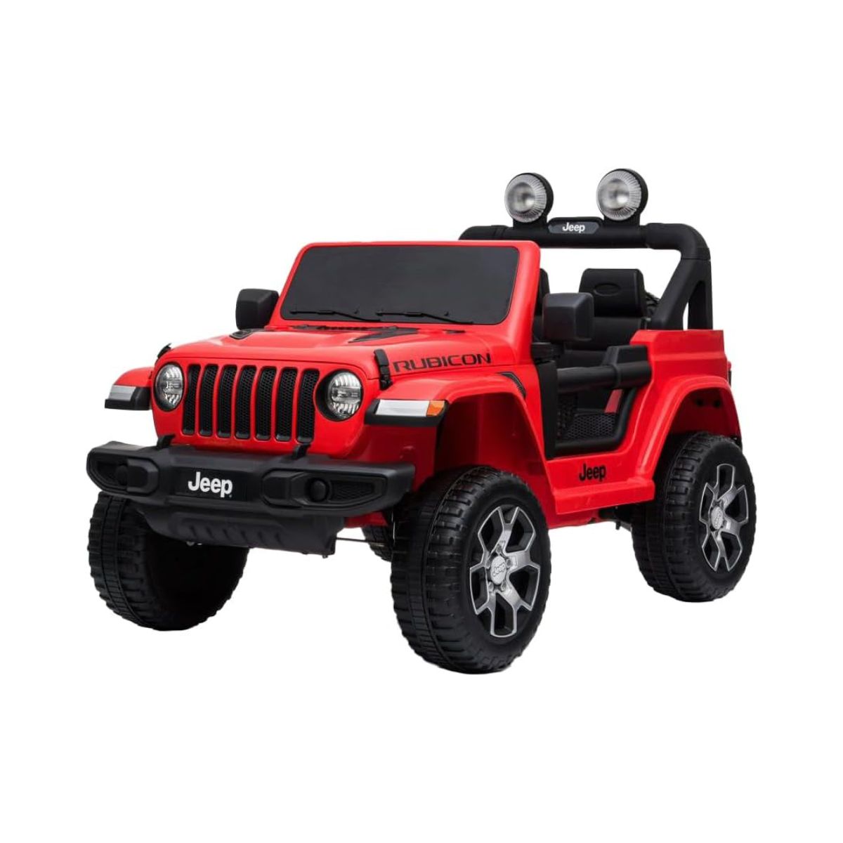 Lovely Baby LB 555EL Jeep Ride-On Car for Kids, 2-6 Years, Electric 4-Motor Off-Road Vehicle, Remote Control, Key Start, LED Lights, MP3/USB Music, EVA Wheels, Leather Seat – Green, Red, Orange, or Pink