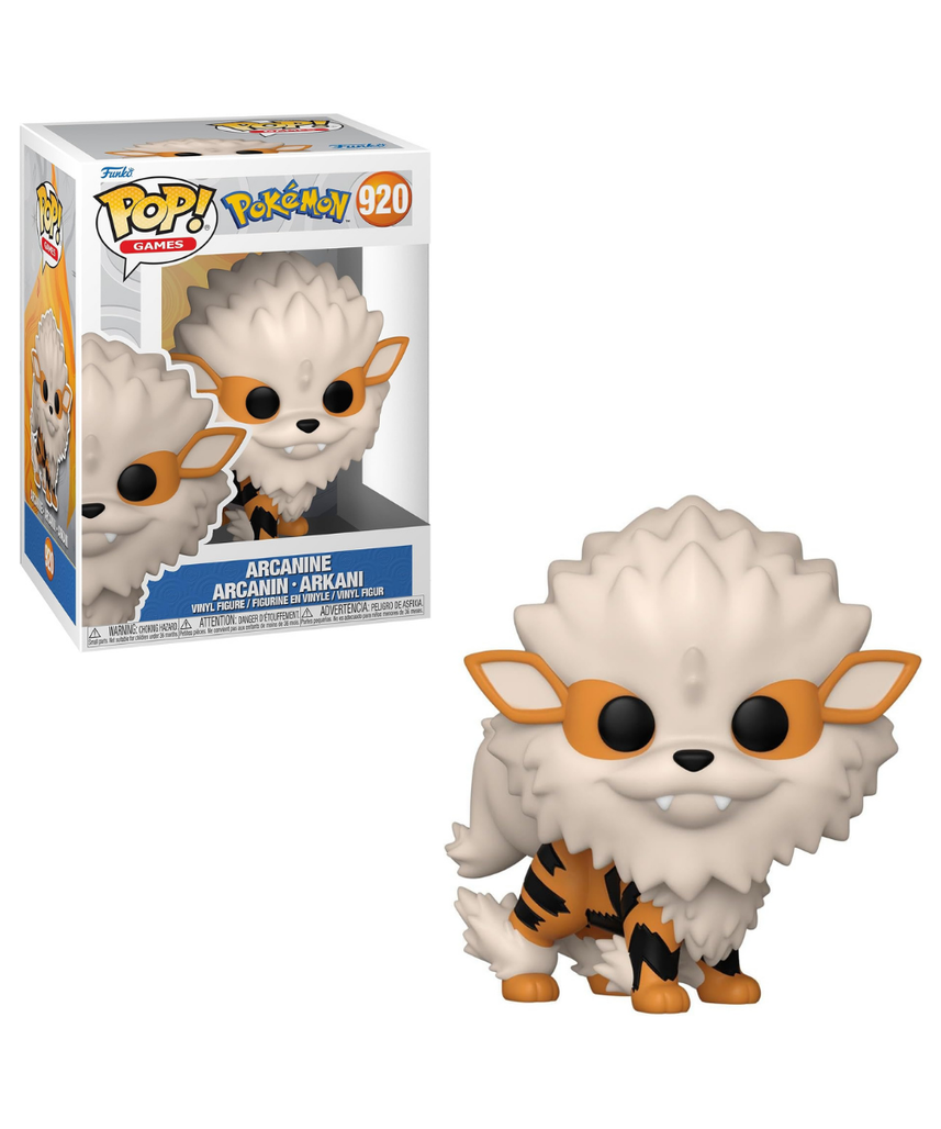 Funko Pop! Games: Pokemon - Arcanine - Collectable Vinyl Figure - Gift Idea - Official Merchandise - Toys for Kids & Adults - Video Games Fans - Model Figure for Collectors and Display