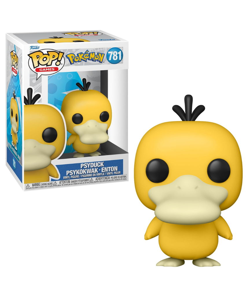 Funko Pop! Games: Pokemon - Psyduck - Collectable Vinyl Figure - Gift Idea - Official Merchandise - Toys for Kids & Adults - Video Games Fans - Model Figure for Collectors and Display