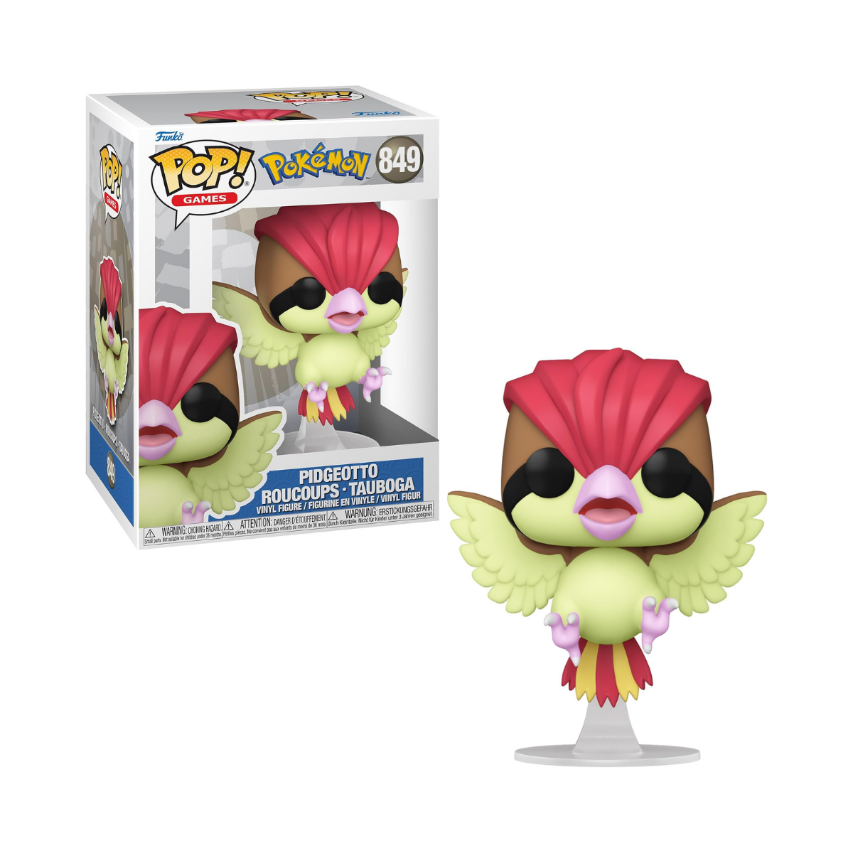 Funko Pop! Games: Pokemon - Pidgeotto - Collectable Vinyl Figure - Gift Idea - Official Merchandise - Toys for Kids & Adults - Video Games Fans - Model Figure for Collectors and Display