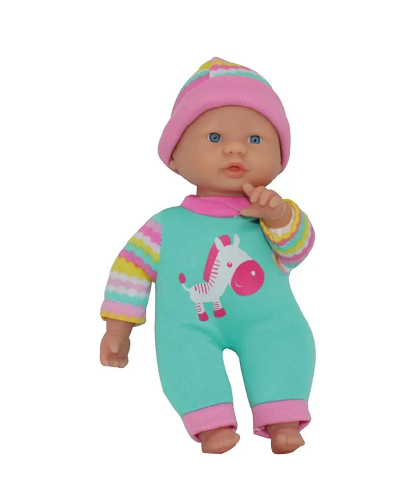 Bambolina Amore Soft Baby Doll 20cm, Assorted, Lightweight & Safe Play Doll for Kids 2 Years+