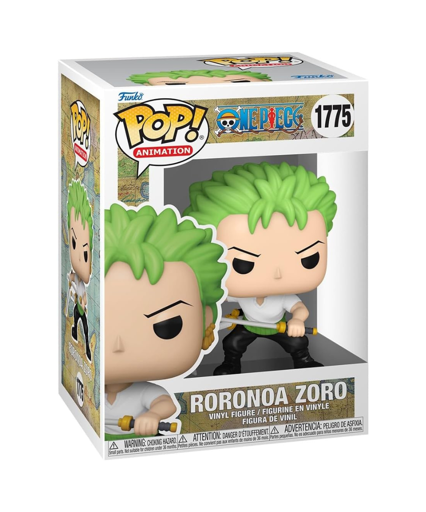 Funko Pop Animation One Piece Roronoa Zoro Refresh Vinyl Figure Collectable Toy For Kids & Adults Anime Fans Ages 14+
