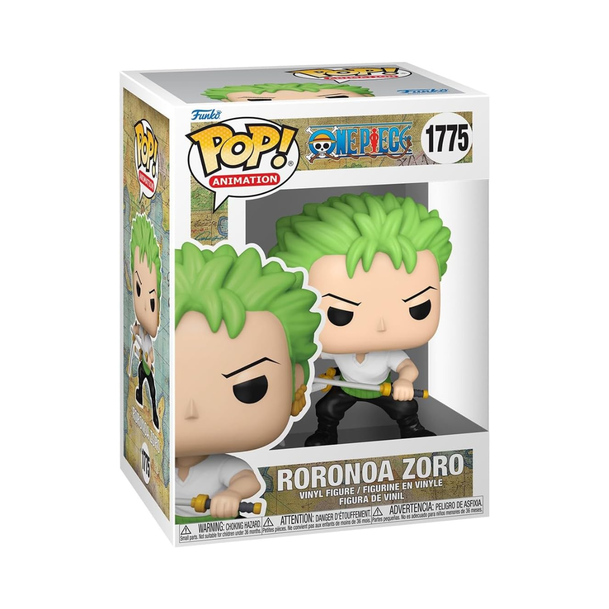 Funko Pop Animation One Piece Roronoa Zoro Refresh Vinyl Figure Collectable Toy For Kids & Adults Anime Fans Ages 14+