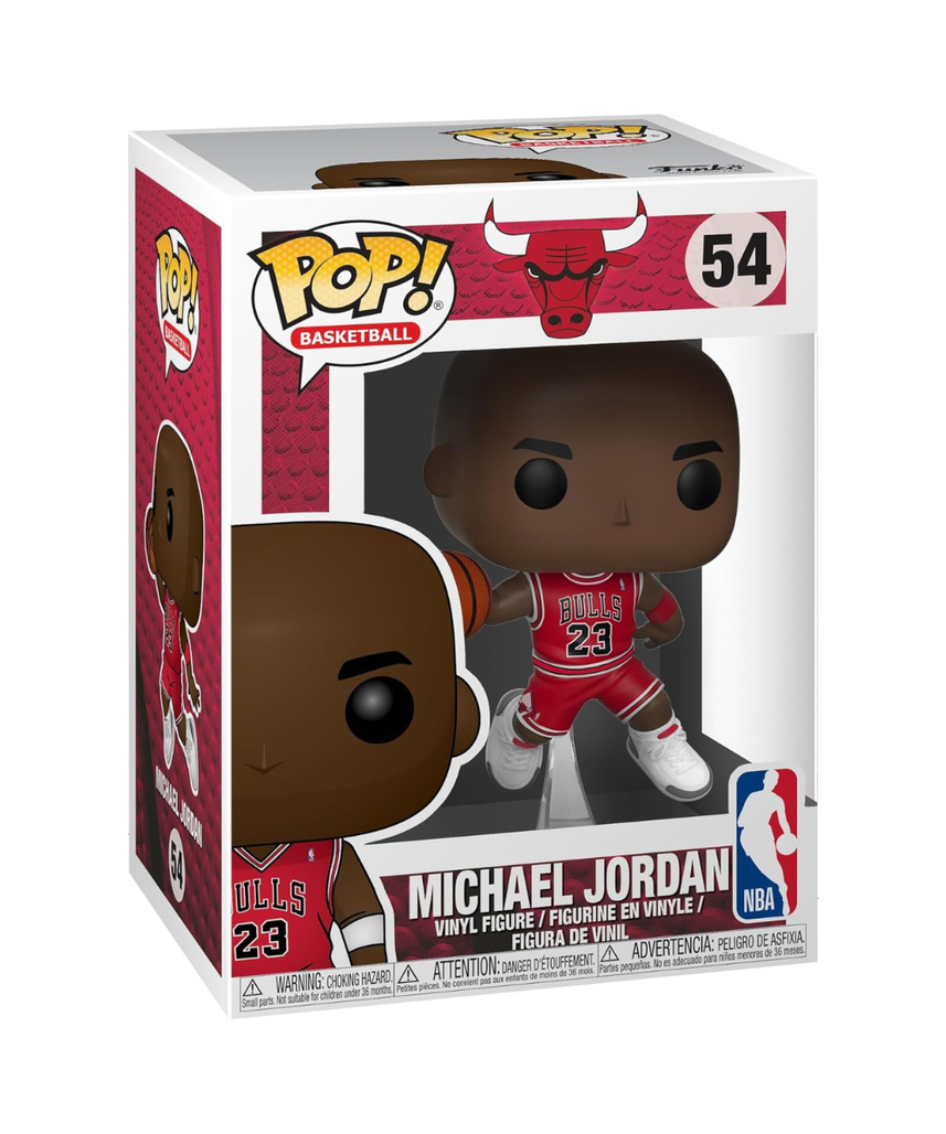 Funko Pop NBA Chicago Bulls Michael Jordan Vinyl Figure Collectable Toy For Kids & Adults Sports Fans Ages 10+