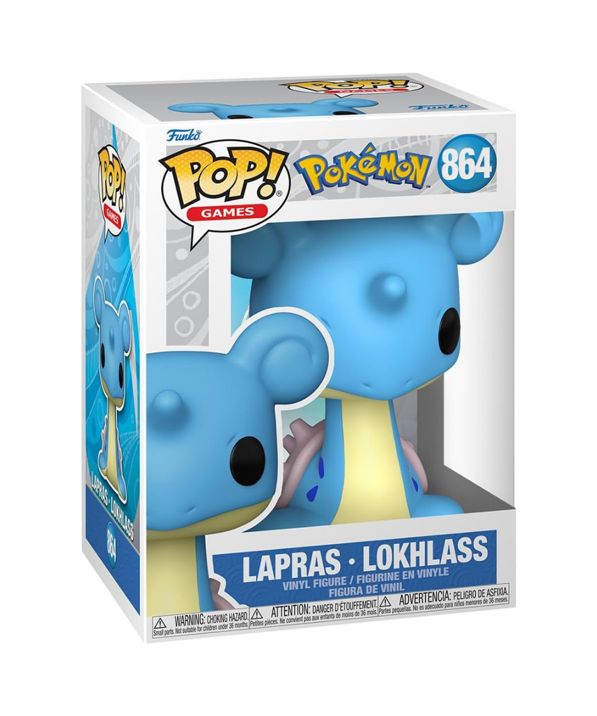 Funko Pop! Games: Pokemon - Lapras - Collectable Vinyl Figure - Gift Idea - Official Merchandise - Toys for Kids & Adults - Video Games Fans - Model Figure for Collectors and Display