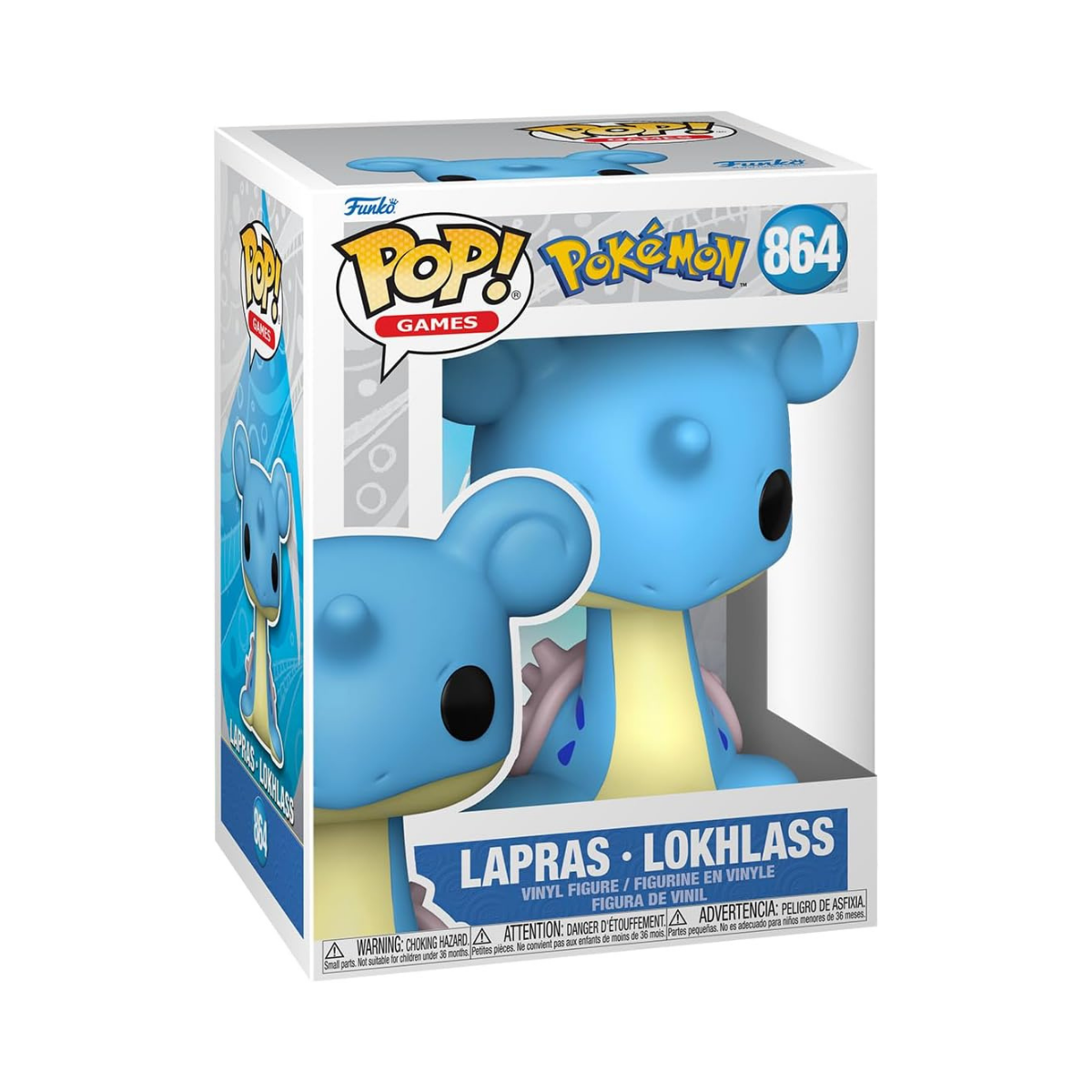 Funko Pop! Games: Pokemon - Lapras - Collectable Vinyl Figure - Gift Idea - Official Merchandise - Toys for Kids & Adults - Video Games Fans - Model Figure for Collectors and Display
