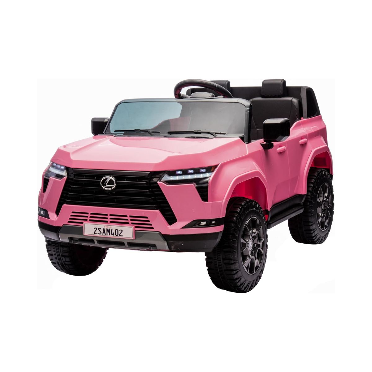 Lovely Baby LB 4002EL Lexus Style Kids Ride-On Car 12V Battery Operated Electric Car with EVA Wheels, LED Lights, Music, Seat Belt, Sit & Drive Vehicle for Boys & Girls 2–6+ Years