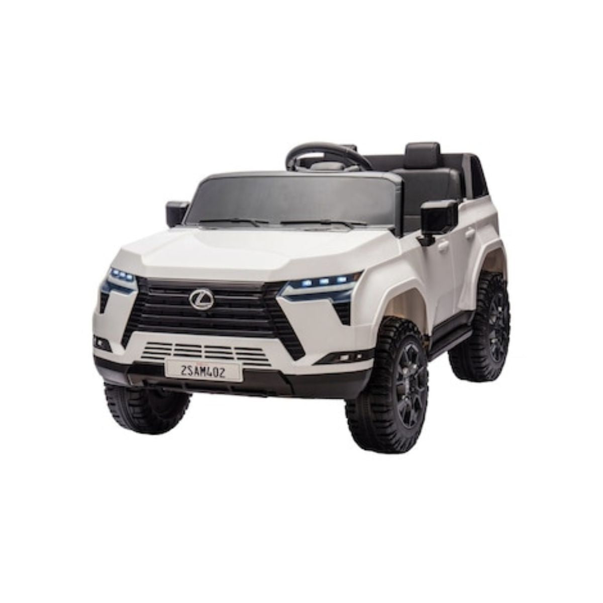 Lovely Baby LB 4002EL Lexus Style Kids Ride-On Car 12V Battery Operated Electric Car with EVA Wheels, LED Lights, Music, Seat Belt, Sit & Drive Vehicle for Boys & Girls 2–6+ Years