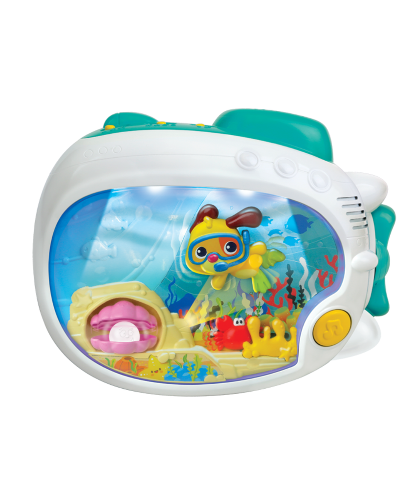 Winfun 3-in-1 Soothing Seas Nightlight, Music Box, Projector & Calming Lullaby Light for Babies 0+ Months