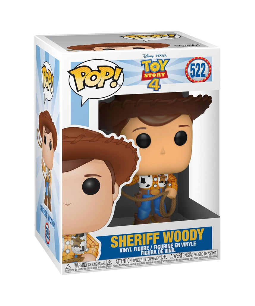 Funko Pop Disney Pixar Toy Story 4 Woody Vinyl Figure Collectable Toy For Kids & Adults Ages 3+