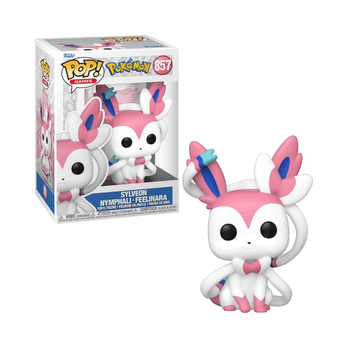 Funko Pop! Games: Pokemon - Sylveon - Collectable Vinyl Figure - Gift Idea - Official Merchandise - Toys for Kids & Adults - Video Games Fans - Model Figure for Collectors and Display