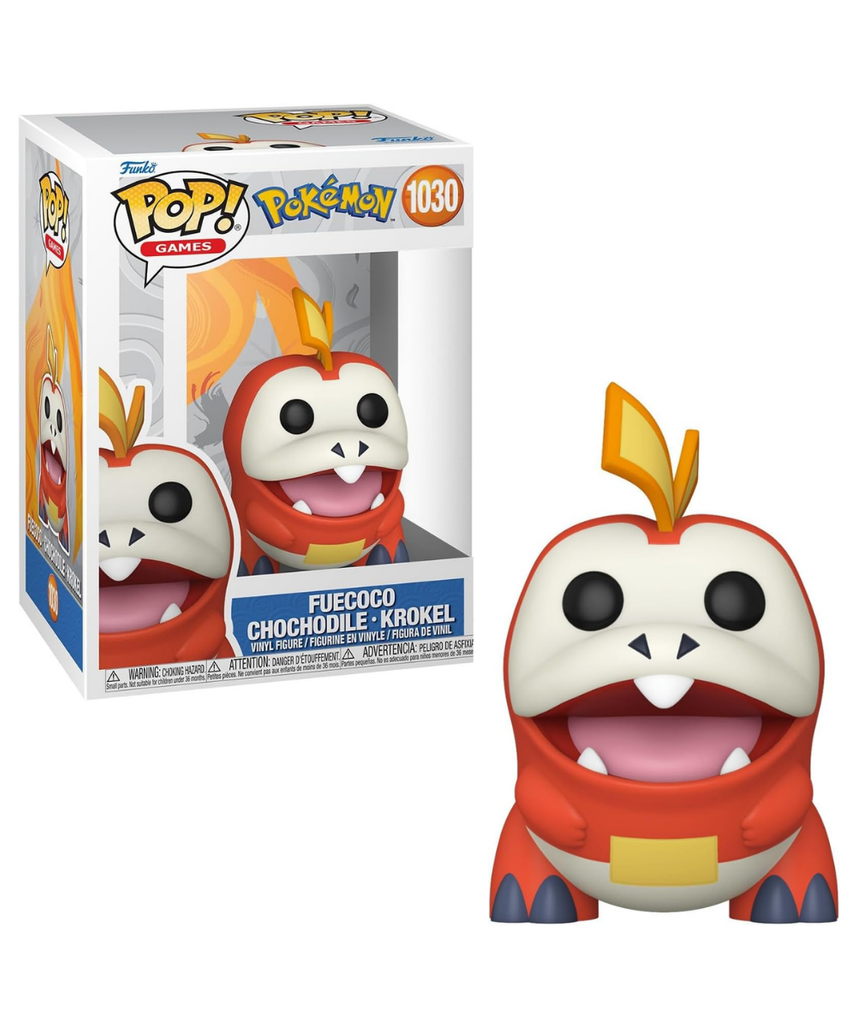Funko Pop! Games: Pokemon - Fuecoco - Collectable Vinyl Figure - Gift Idea - Official Merchandise - Toys for Kids & Adults - Video Games Fans - Model Figure for Collectors and Display