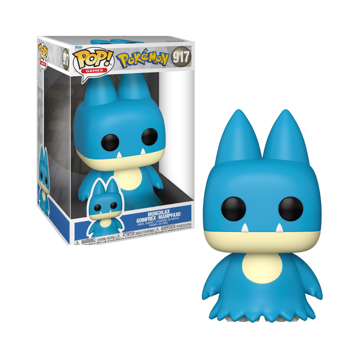 Funko Pop! Jumbo: Pokemon - Munchlax - Collectable Vinyl Figure - Gift Idea - Official Merchandise - Toys for Kids & Adults - Video Games Fans - Model Figure for Collectors and Display