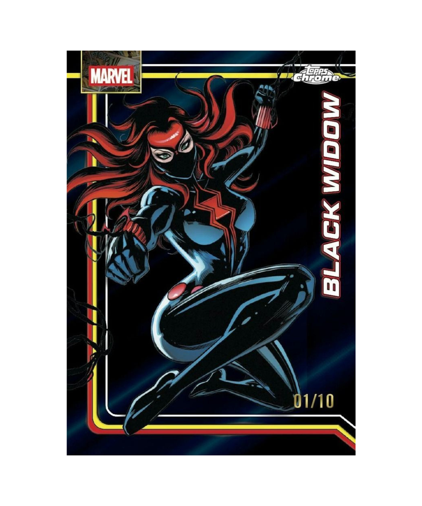 Topps Chrome Marvel Comics 2026 Value Box, 8 Packs with 4 Cards per Pack, 32 Trading Cards, 2 Exclusive RayWave Parallels, Fantastic Four Anniversary Inserts, 6+ Years
