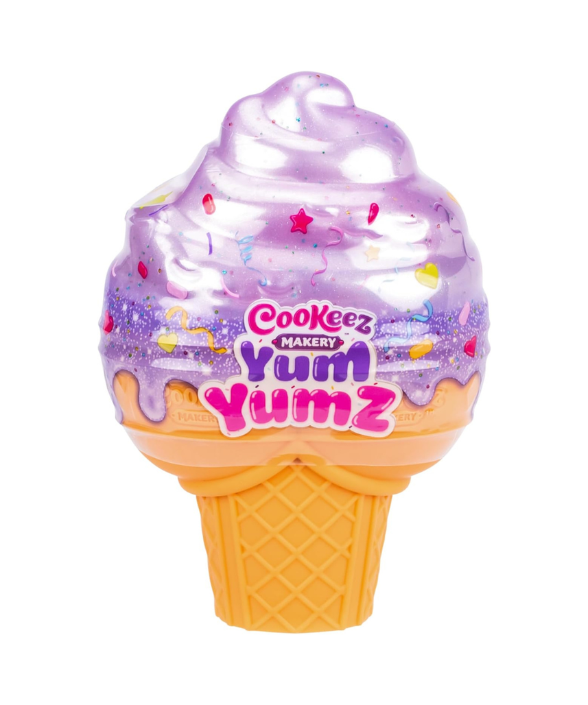 Cookeez Makery Yum Yumz Series 2 Twin Pack, Scented Surprise Plush Pets, Ice Cream Cone Reveal Toy, Collectible Plush Figures, Creative Unboxing Playset, 5 Years+