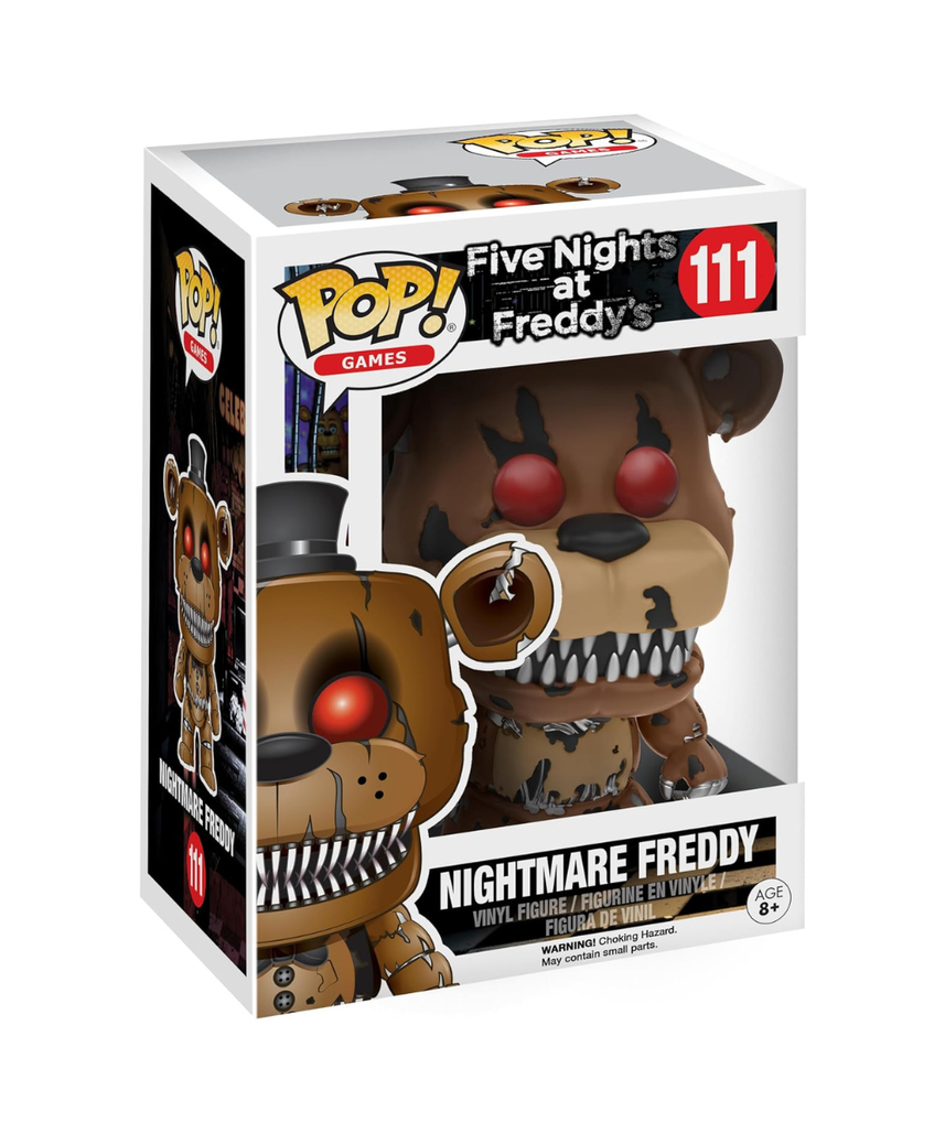 Funko Pop Five Nights at Freddy's Nightmare Freddy Vinyl Figure Collectable Toy For Kids & Adults Ages 8+