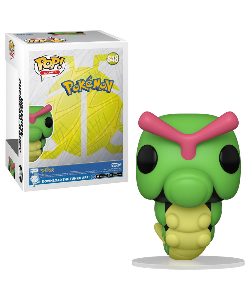 Funko Pop! Games: Pokemon - Caterpie - Collectable Vinyl Figure - Gift Idea - Official Merchandise - Toys for Kids & Adults - Video Games Fans - Model Figure for Collectors and Display