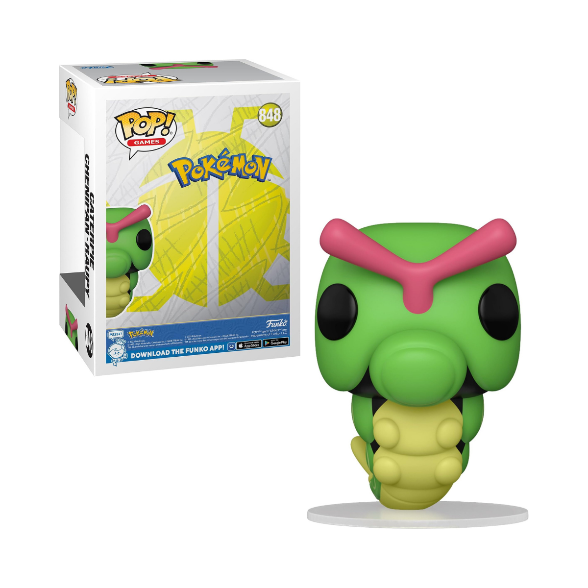 Funko Pop! Games: Pokemon - Caterpie - Collectable Vinyl Figure - Gift Idea - Official Merchandise - Toys for Kids & Adults - Video Games Fans - Model Figure for Collectors and Display