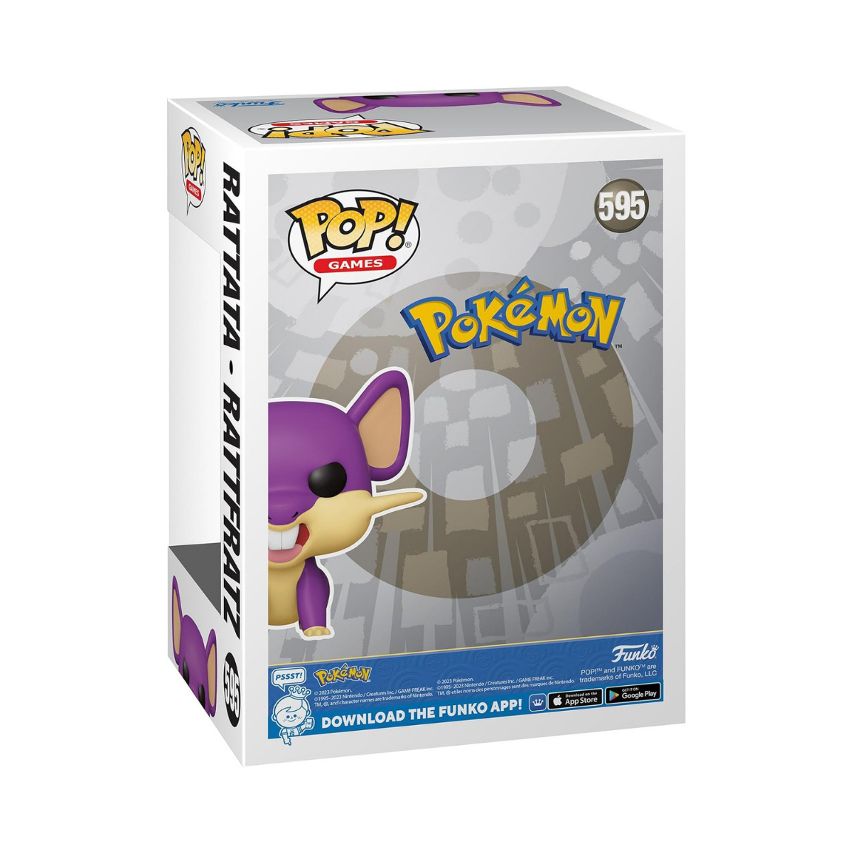 Funko Pop! Games: Pokemon - Rattata - Collectable Vinyl Figure - Gift Idea - Official Merchandise - Toys for Kids & Adults - Video Games Fans - Model Figure for Collectors and Display