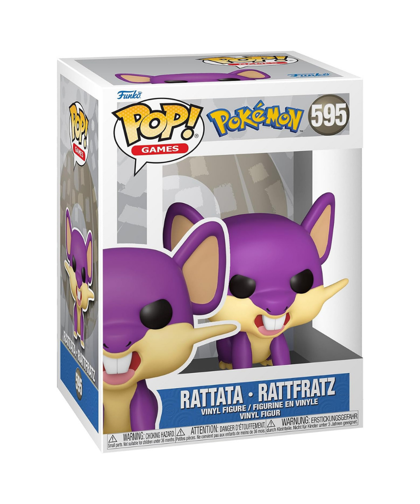 Funko Pop! Games: Pokemon - Rattata - Collectable Vinyl Figure - Gift Idea - Official Merchandise - Toys for Kids & Adults - Video Games Fans - Model Figure for Collectors and Display