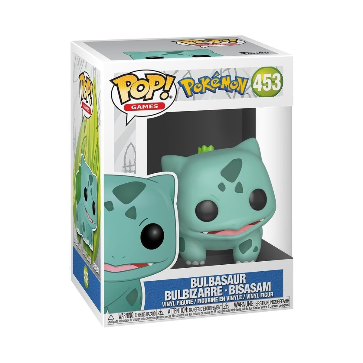 Funko Pop Games Pokemon Bulbasaur Vinyl Figure Collectable Toy For Kids & Adults Ages 3+
