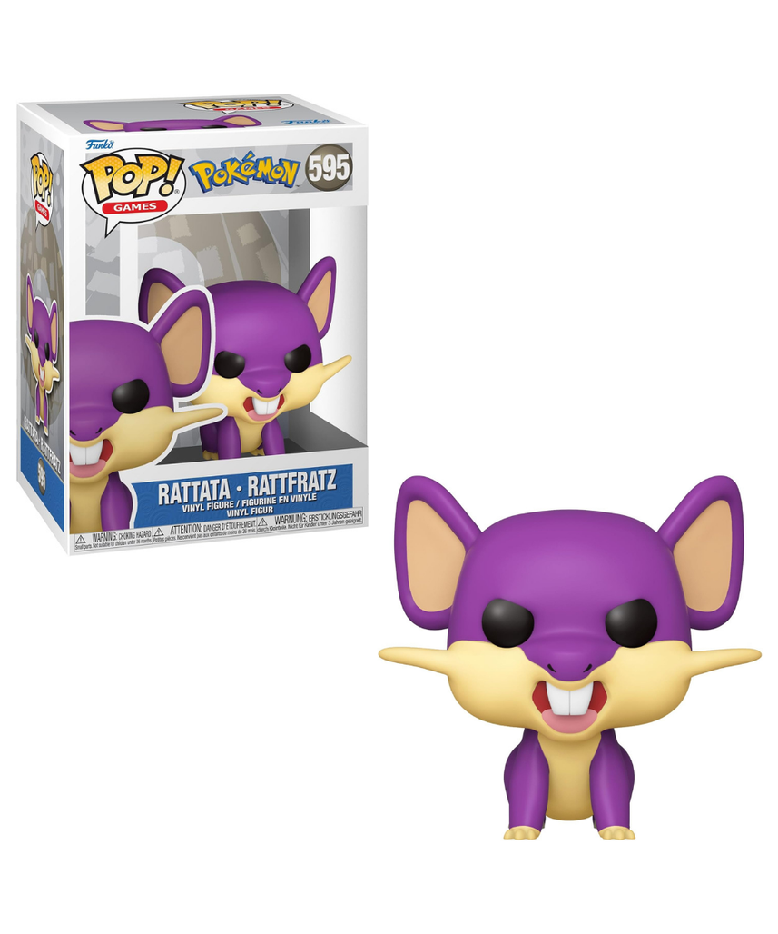 Funko Pop! Games: Pokemon - Rattata - Collectable Vinyl Figure - Gift Idea - Official Merchandise - Toys for Kids & Adults - Video Games Fans - Model Figure for Collectors and Display