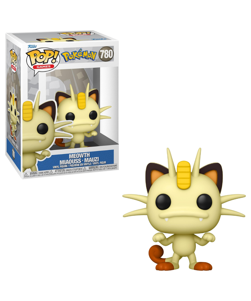 Funko Pop! Games: Pokemon - Meowth - Collectable Vinyl Figure - Gift Idea - Official Merchandise - Toys for Kids & Adults - Video Games Fans - Model Figure for Collectors and Display